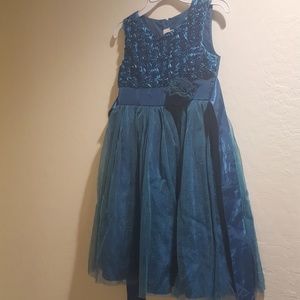 Girls Teal Dress